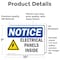 Signmission Electrical Panels Inside Sign With Symbol, 10 in W x Rectangle, Vinyl Decal OS-2PACK-NS-D-710-L-11673 - alternate 5